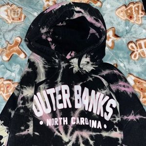 Tie dye OBX hoodie/sweatshirt